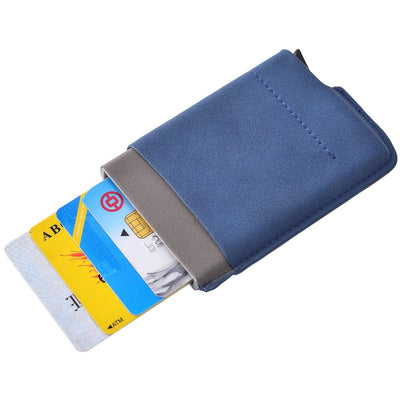 CARD BLOCKER AUTO WALLET NAVY