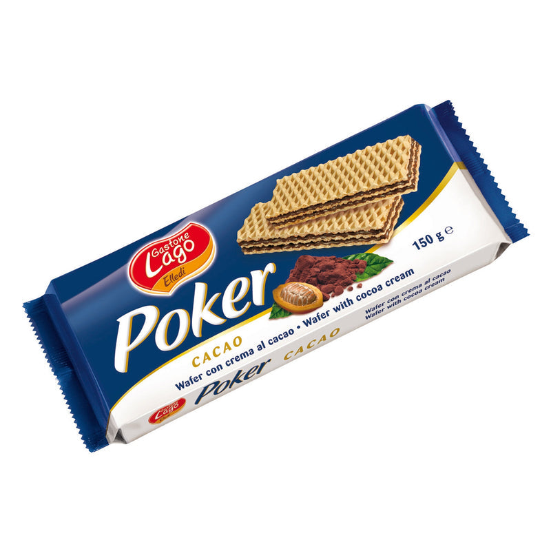 LAGO HAZELNUT POKER WAFERS