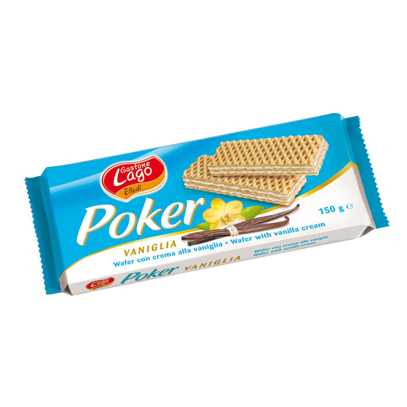 LAGO HAZELNUT POKER WAFERS