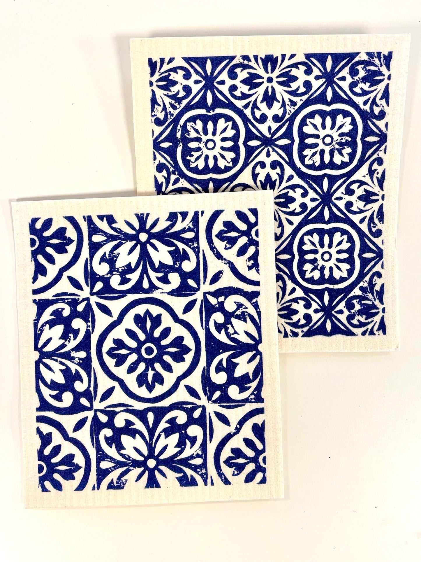 SWEDISH DISH CLOTH - BLUE DESIGN