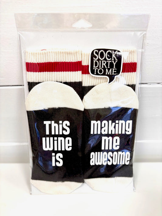 BRING ME WINE SOCKS