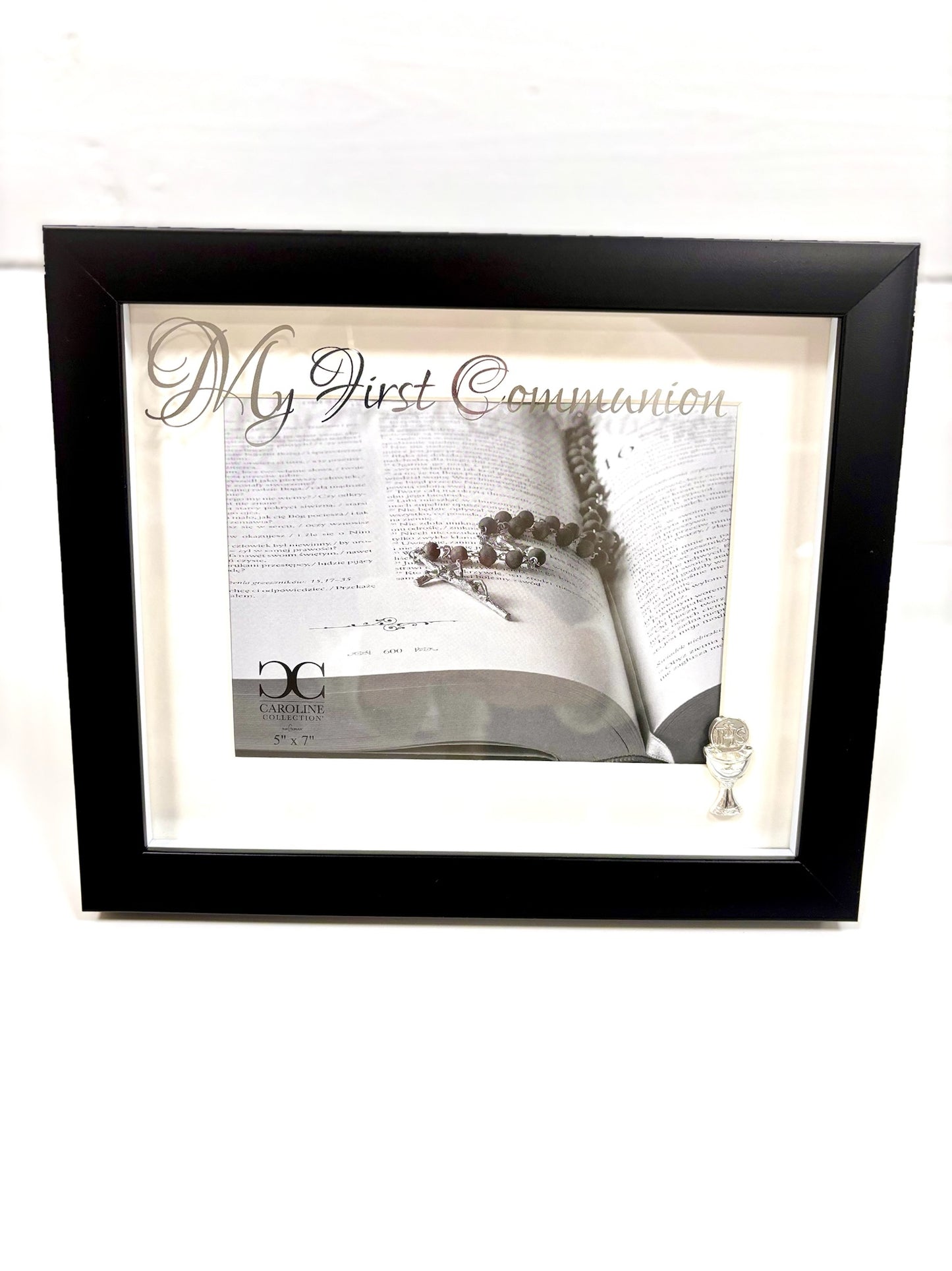 BLACK FIRST COMMUNION FRAME