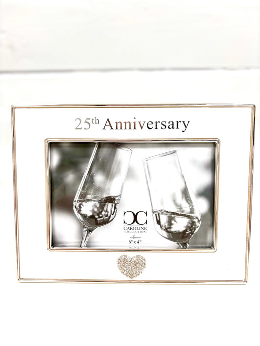 4x6 25TH ANNIVERSARY FRAME