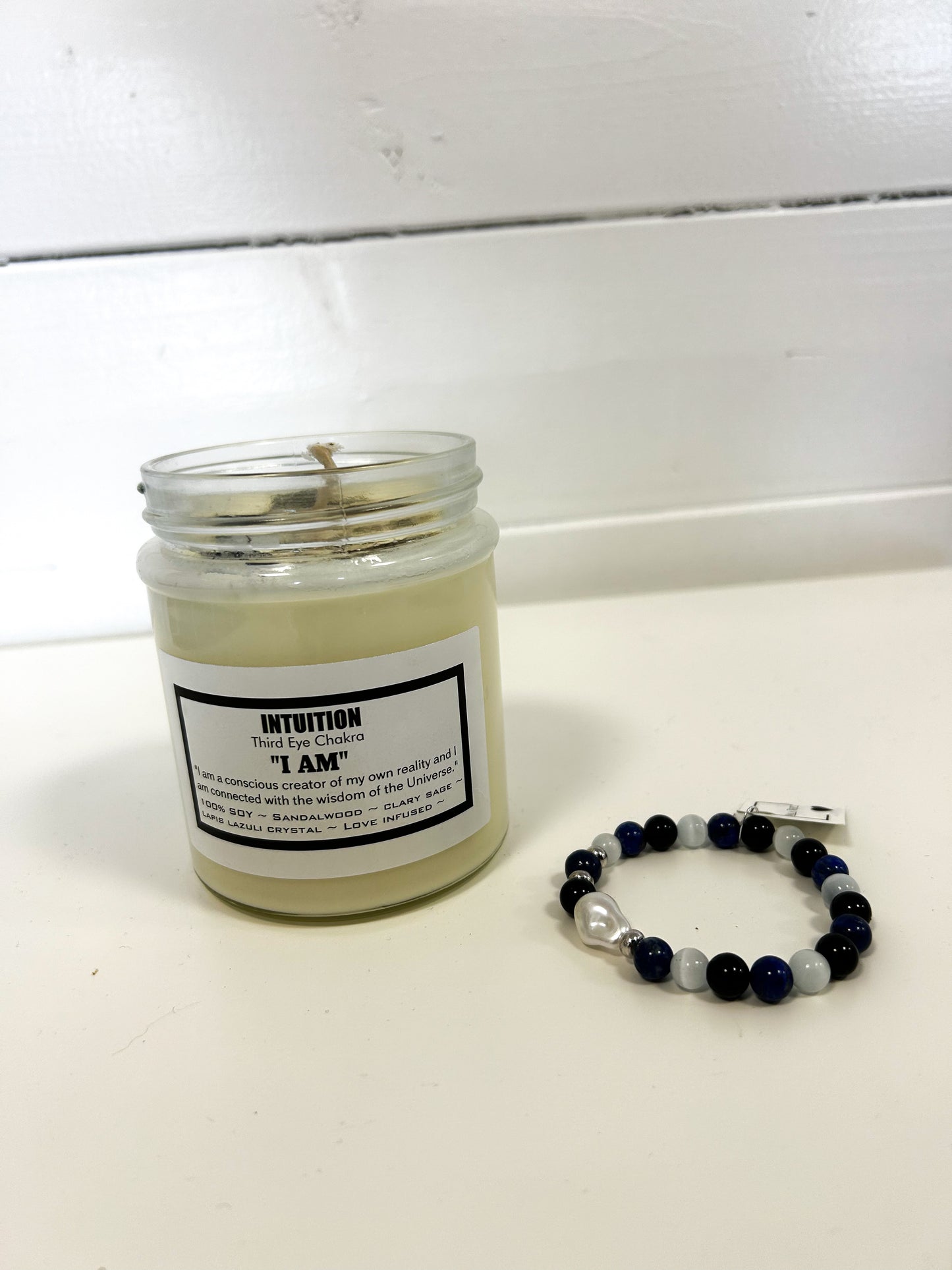 THIRD EYE CANDLE WITH BRACELET