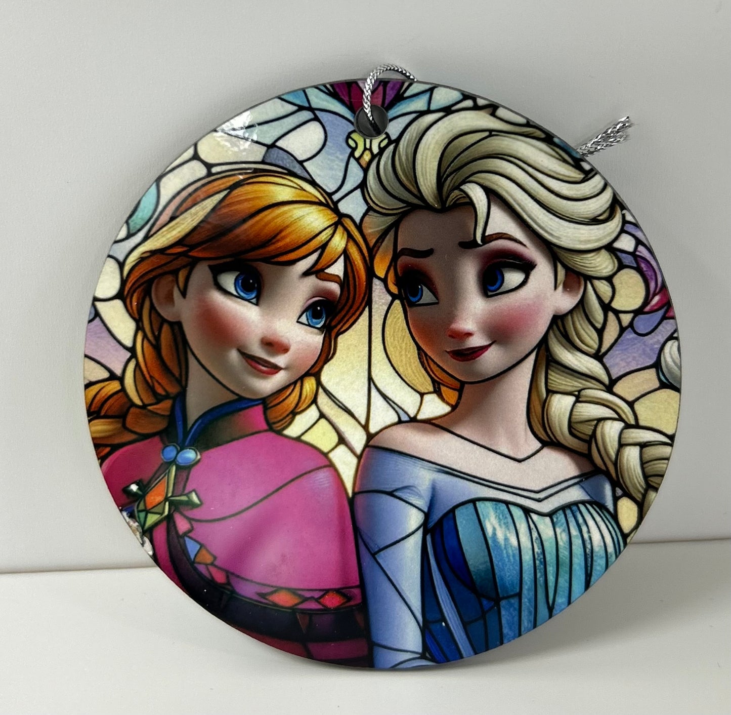 FROZEN-ELSA&ANNA DISC ORNAMENT