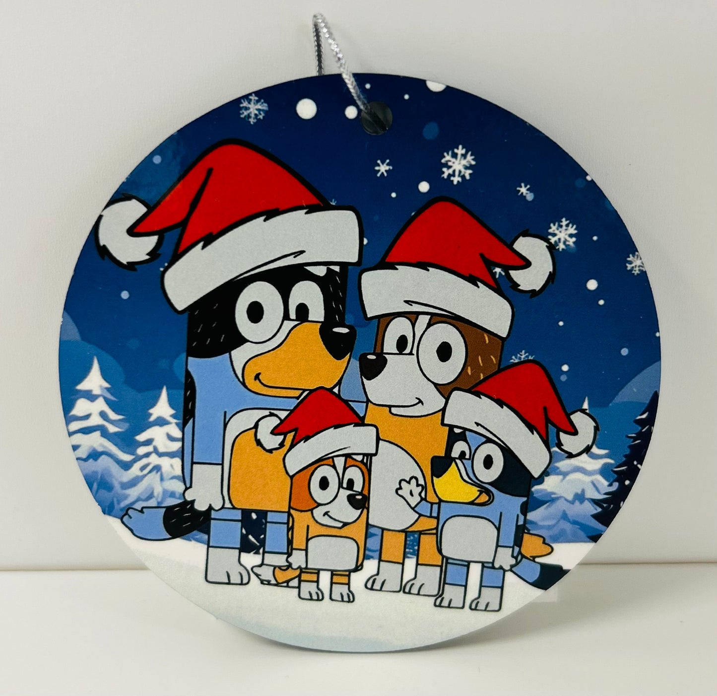 BLUEY FAMILY DISC ORNAMENT