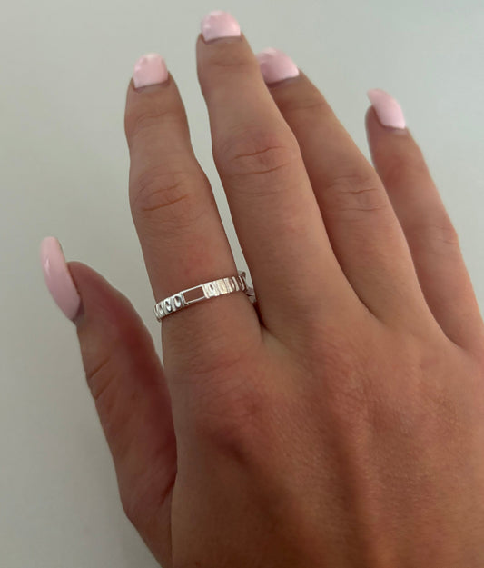 ROSE QUARTZ RING - SIZE 7