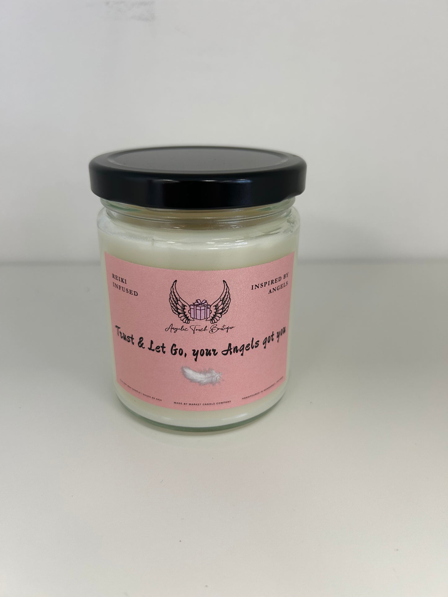 TRUST & LET GO 8OZ CANDLE