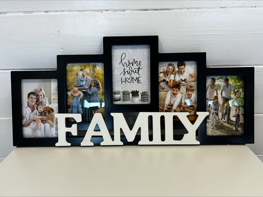 4 X 6 - 5 PICTURES FAMILY FRAME