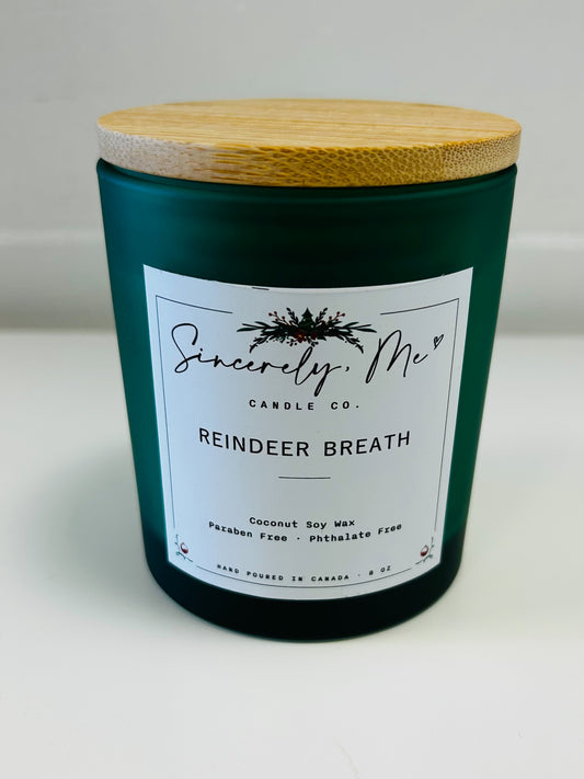 REINDEER BREATH GLASS CANDLE