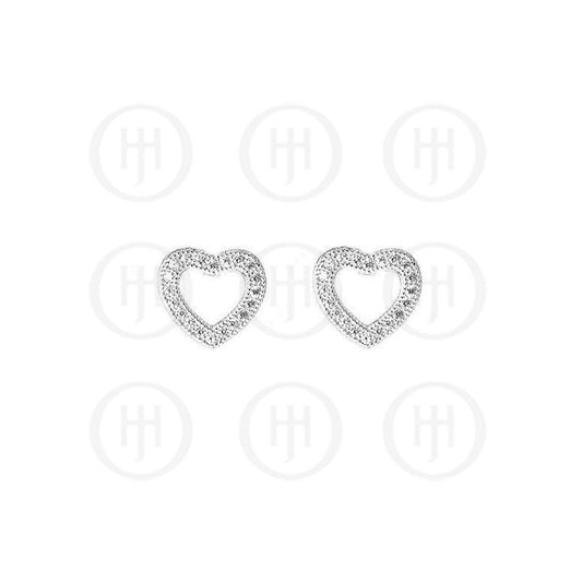 HEART STERLING SILVER EARRINGS